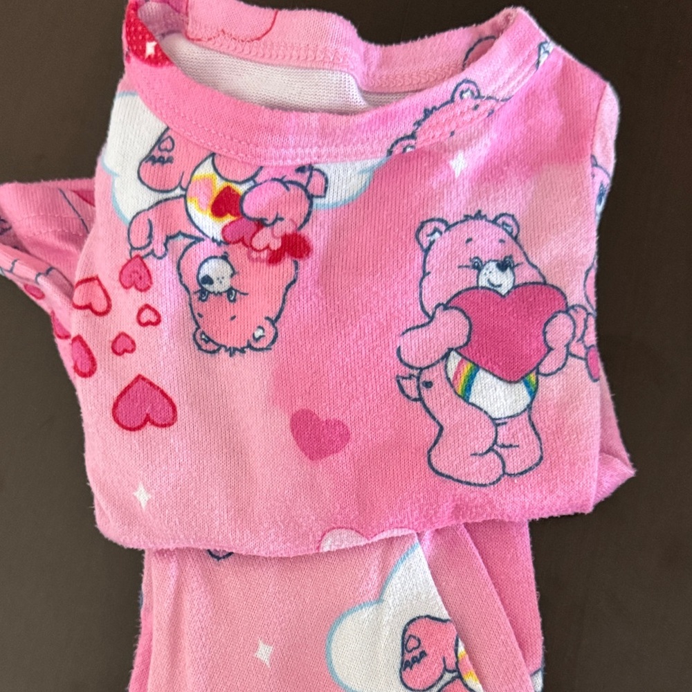 Care Bears Pink Heart Pajama Set
